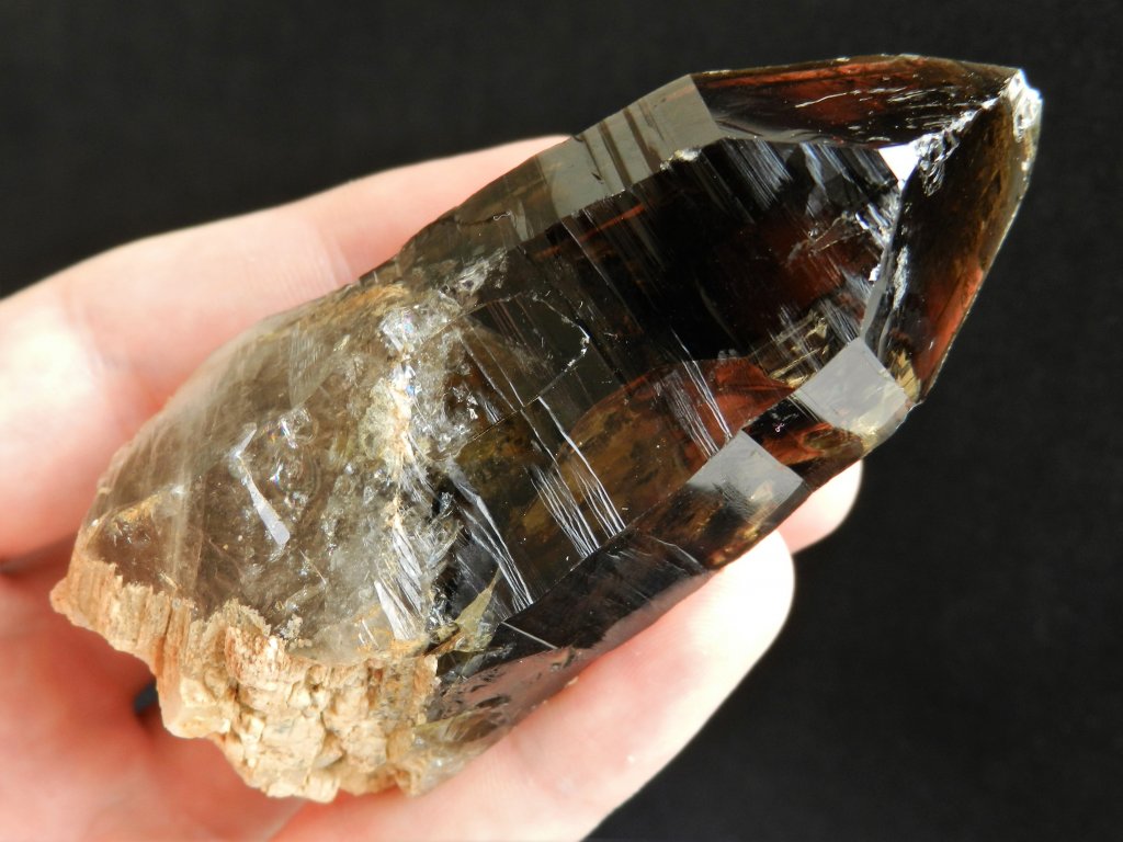 Morion - krystal temné záhnědy - tmavého drahokamového křemene, prodej, cena